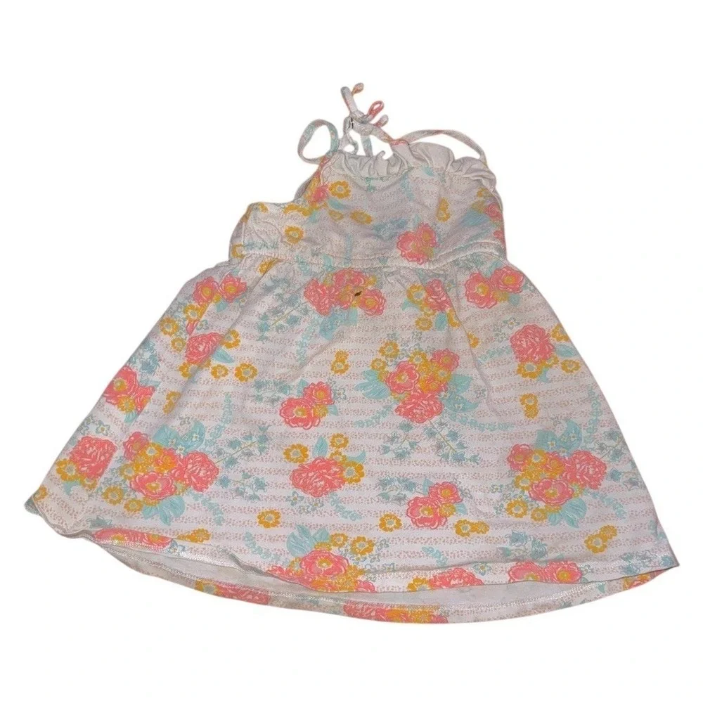 Tommy Bahama Sundress Toddler Girls 2T Floral Ruffle Beach resort vacation